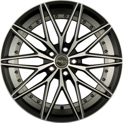Proline Pxe Black Matt Polished (BMP) Alufelge 8.5x19 Zoll ET45 LK 5x108 ML74.1