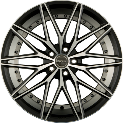 Proline Pxe Black Matt Polished (BMP) Alufelge 8.5x19 Zoll ET45 LK 5x108 ML74.1