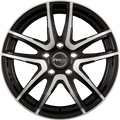 Proline PXV Black Polished Alufelge 7x17 Zoll ET38 LK 5x120 ML72.6