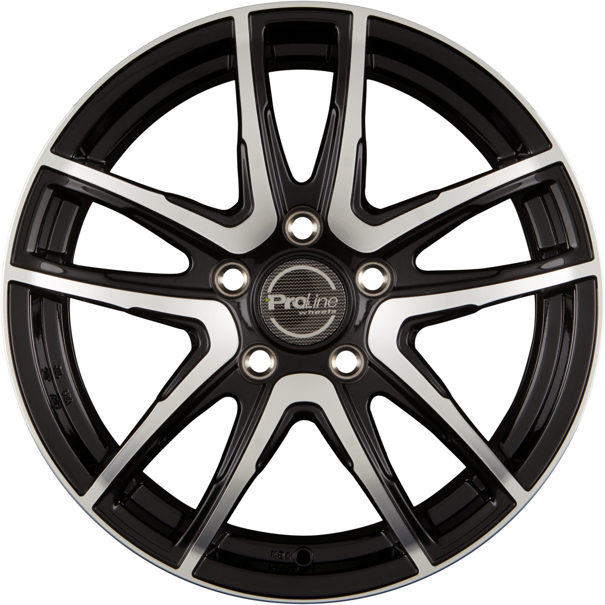 Proline PXV Black Polished Alufelge 7x17 Zoll ET38 LK 5x120 ML72.6