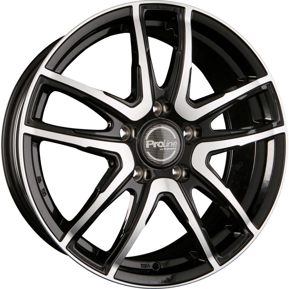 Proline PXV Black Polished Alufelge 7x17 Zoll ET38 LK 5x120 ML72.6 – Bild 2
