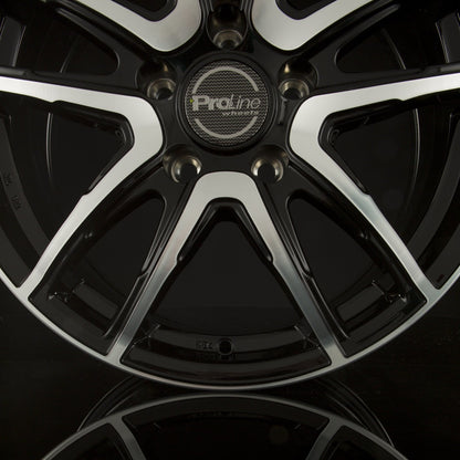 Proline PXV Black Polished Alufelge 7x17 Zoll ET38 LK 5x120 ML72.6 – Bild 5