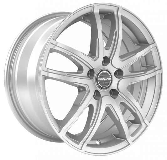 Proline VX100 arctic silver Alufelge 7x17 Zoll ET45 LK 5x108 ML74.1