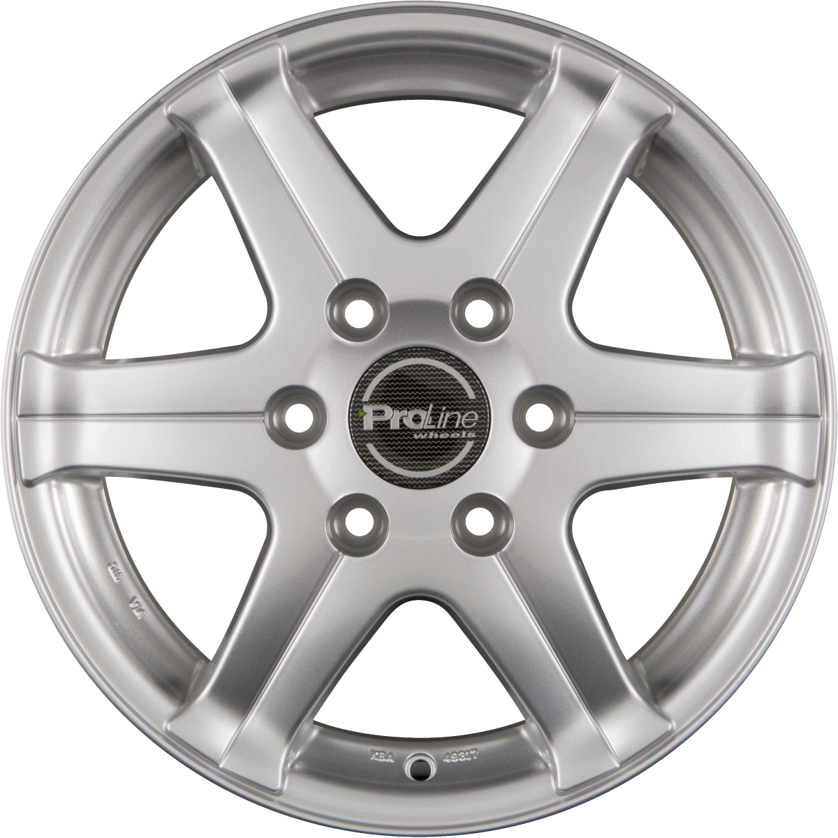 Proline PV/T Arctic Silver (AS) Alufelge 6.5x16 Zoll ET48 LK 5x114.3 ML66.1