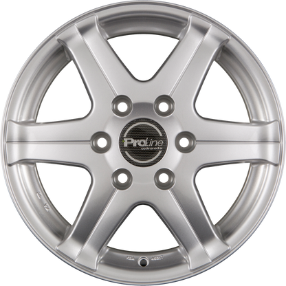 Proline PV/T Arctic Silver (AS) Alufelge 6.5x16 Zoll ET48 LK 5x114.3 ML66.1