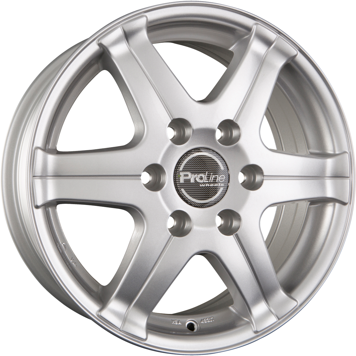 Proline PV/T Arctic Silver (AS) Alufelge 6.5x16 Zoll ET48 LK 5x114.3 ML66.1 – Bild 2