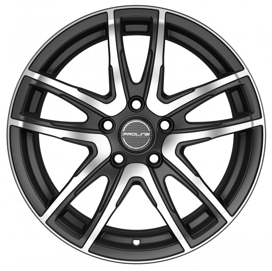 Proline PXV black polished Alufelge 6x15 Zoll ET48 LK 5x112 ML66.5 – Bild 2