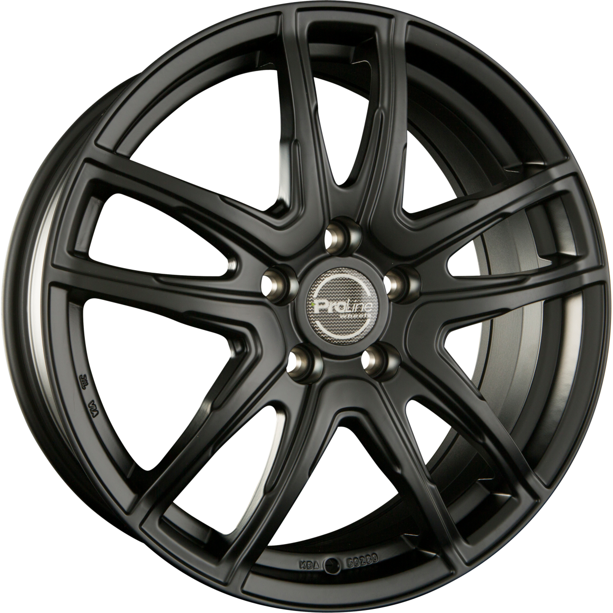 Proline VX100 Black Matt (BM) Alufelge 6x15 Zoll ET21 LK 4x108 ML65.1 – Bild 2