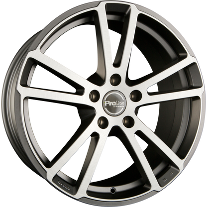 Proline PXR Gun Metal Brushed (GMB) Alufelge 8x18 Zoll ET40 LK 5x114.3 ML74.1 – Bild 2