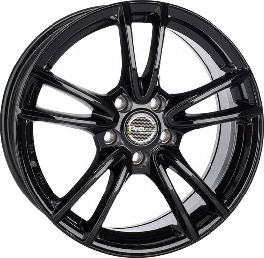 Proline CX300 black glossy Alufelge 6.5x15 Zoll ET43 LK 5x114.3 ML74.1