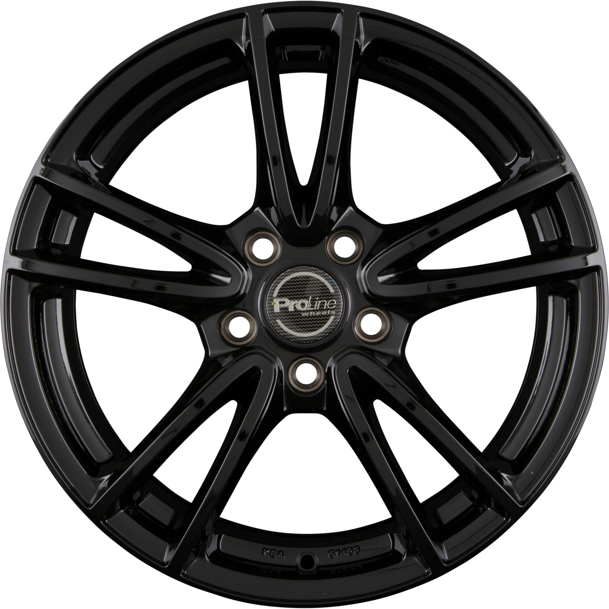 Proline CX300 Black Glossy (BG) Alufelge 6.5x16 Zoll ET38 LK 5x105 ML56.6