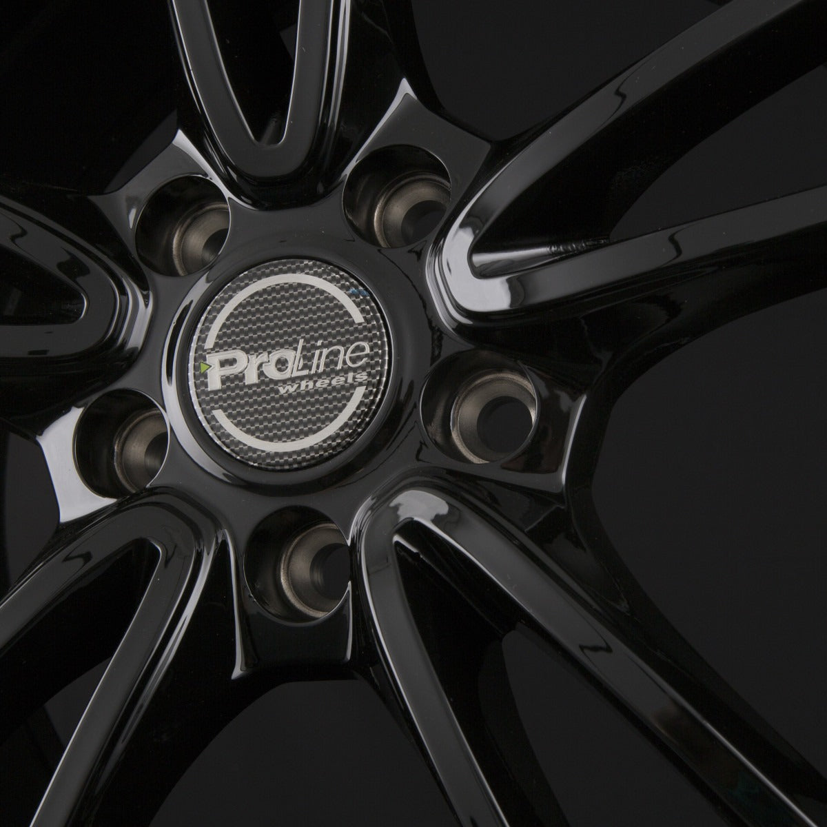 Proline CX300 Black Glossy (BG) Alufelge 6.5x16 Zoll ET38 LK 5x105 ML56.6 – Bild 4