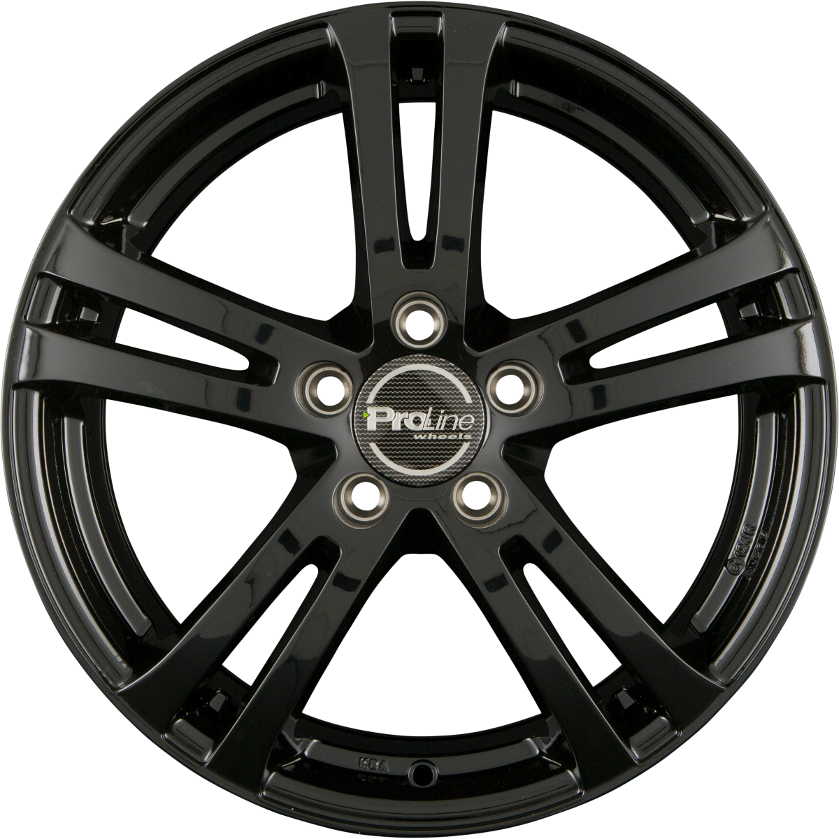 Proline BX700 black glossy Alufelge 7x17 Zoll ET42 LK 5x105 ML56.6 – Bild 5