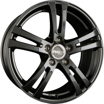 Proline BX700 black glossy Alufelge 7x17 Zoll ET42 LK 5x105 ML56.6 – Bild 6