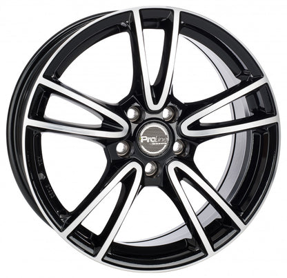 Proline CX300 black polished Alufelge 7.5x17 Zoll ET40 LK 5x105 ML56.6