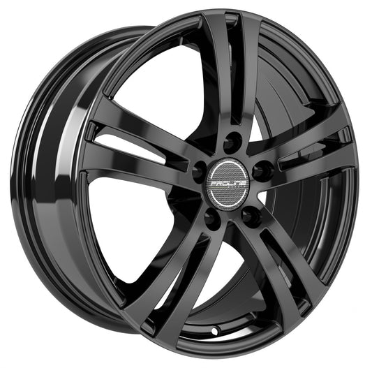 Proline BX700 black glossy Alufelge 7x17 Zoll ET42 LK 5x108 ML65.06