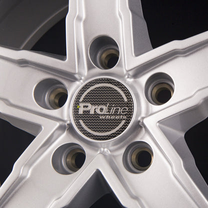 Proline SX100 Metallic Silver (MS) Alufelge 7x17 Zoll ET40 LK 5x114.3 ML74.1 – Bild 5