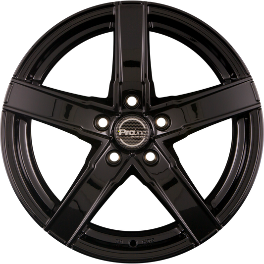Proline SX100 Black Glossy (BG) Alufelge 7x17 Zoll ET40 LK 5x115 ML70.2