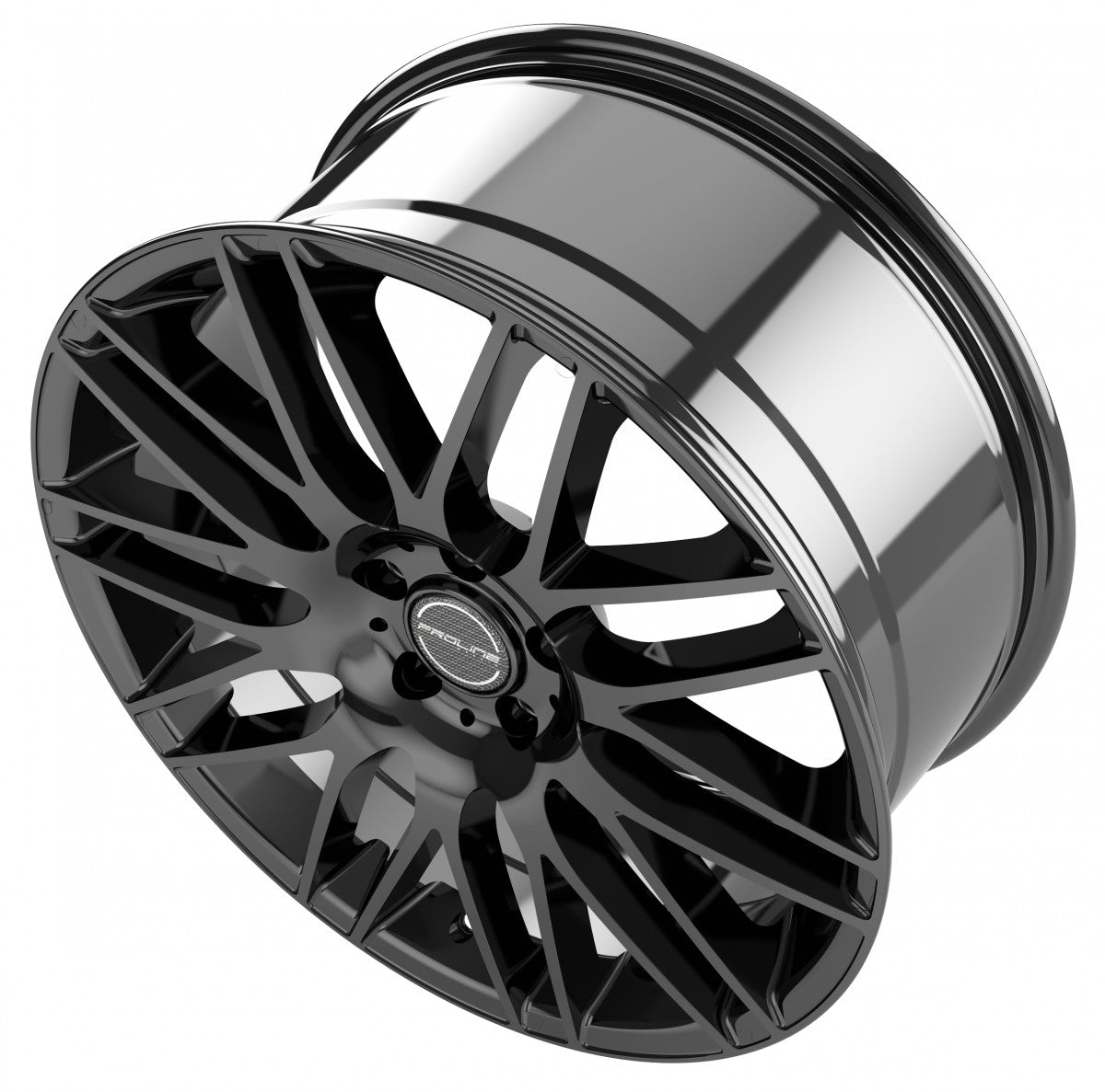 Proline PXK black glossy Alufelge 8x18 Zoll ET45 LK 5x114.3 ML74.1 – Bild 3