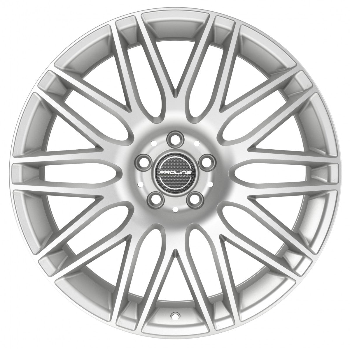 Proline PXK metallic silver Alufelge 8.5x19 Zoll ET40 LK 5x108 ML74.1 – Bild 2