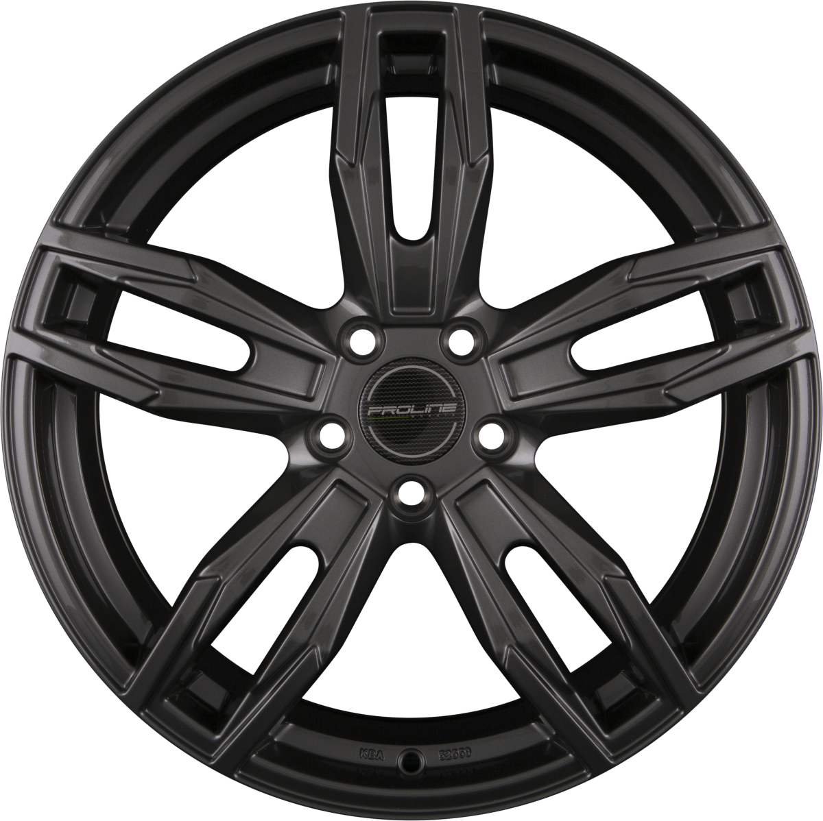 Proline PXD Grey Glossy (GG) Alufelge 8x19 Zoll ET45 LK 5x120 ML72.6