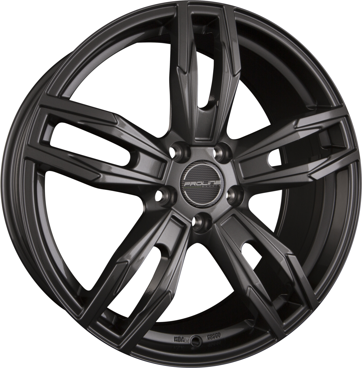 Proline PXD Grey Glossy (GG) Alufelge 8x19 Zoll ET45 LK 5x120 ML72.6 – Bild 2