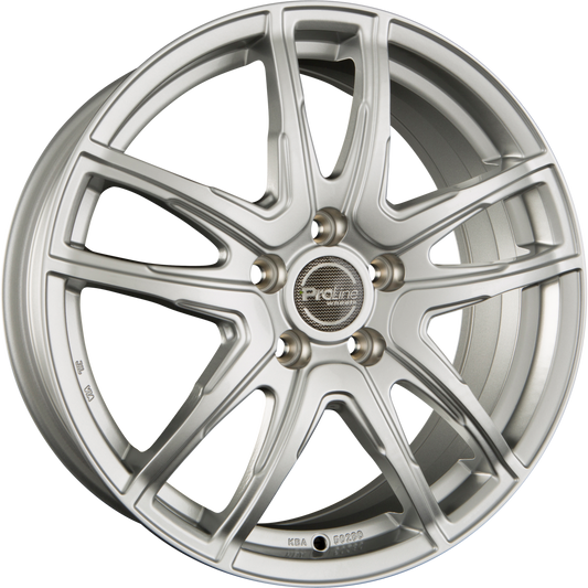 Proline VX100 Arctic Silver (AS) Alufelge 7x17 Zoll ET40 LK 4x100 ML63.3 – Bild 2