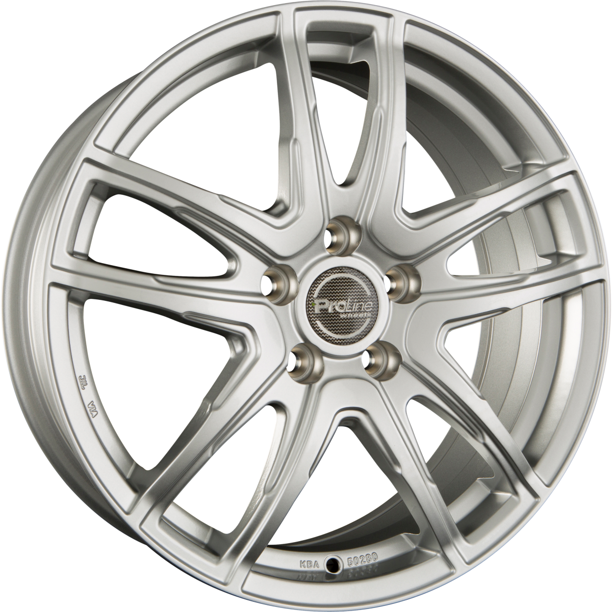 Proline VX100 Arctic Silver (AS) Alufelge 7x17 Zoll ET40 LK 4x100 ML63.3 – Bild 2