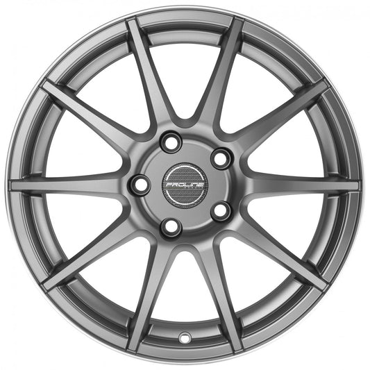 Proline UX100 grey rim polished Alufelge 7x17 Zoll ET18 LK 4x108 ML65.1 – Bild 2