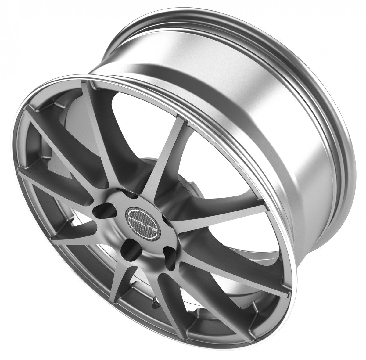 Proline UX100 grey rim polished Alufelge 7.5x17 Zoll ET35 LK 5x112 ML66.5 – Bild 3