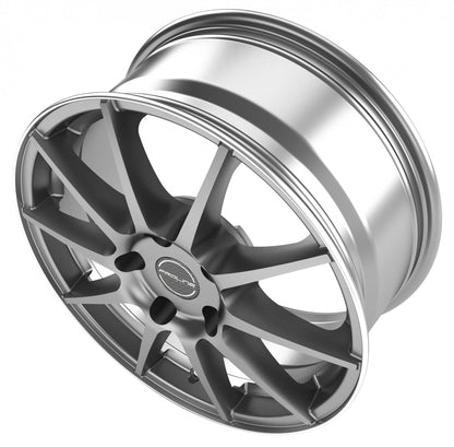 Proline UX100 grey rim polished Alufelge 7.5x17 Zoll ET35 LK 5x112 ML66.5 – Bild 3