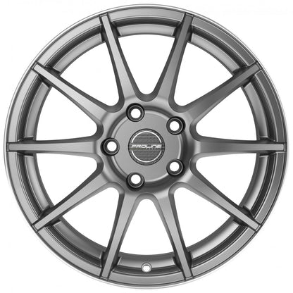 Proline UX100 grey rim polished Alufelge 7.5x17 Zoll ET38 LK 5x120 ML72.6 – Bild 2