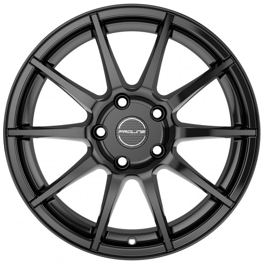 Proline UX100 black glossy Alufelge 7.5x18 Zoll ET38 LK 4x100 ML63.3 – Bild 2