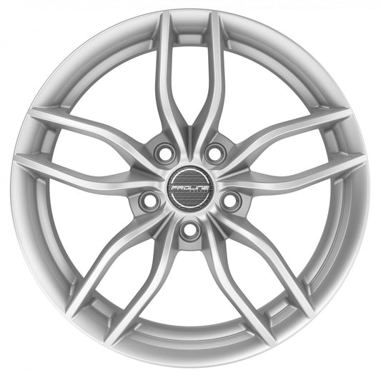 Proline ZX100 arctic silver Alufelge 7.5x18 Zoll ET42 LK 5x114.3 ML74.1 – Bild 2