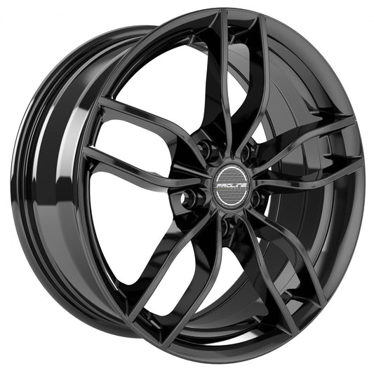 Proline ZX100 black glossy Alufelge 7.5x18 Zoll ET42 LK 5x112 ML66.5