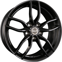 Proline ZX100 Black Glossy (BG) Alufelge 8x19 Zoll ET45 LK 5x114.3 ML74.1