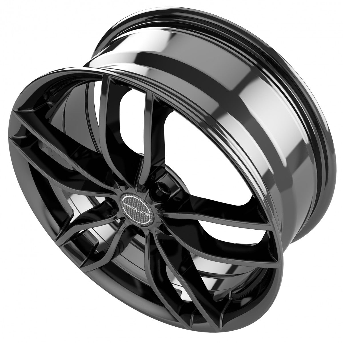Proline ZX100 black glossy Alufelge 8x20 Zoll ET40 LK 5x114.3 ML74.1 – Bild 6