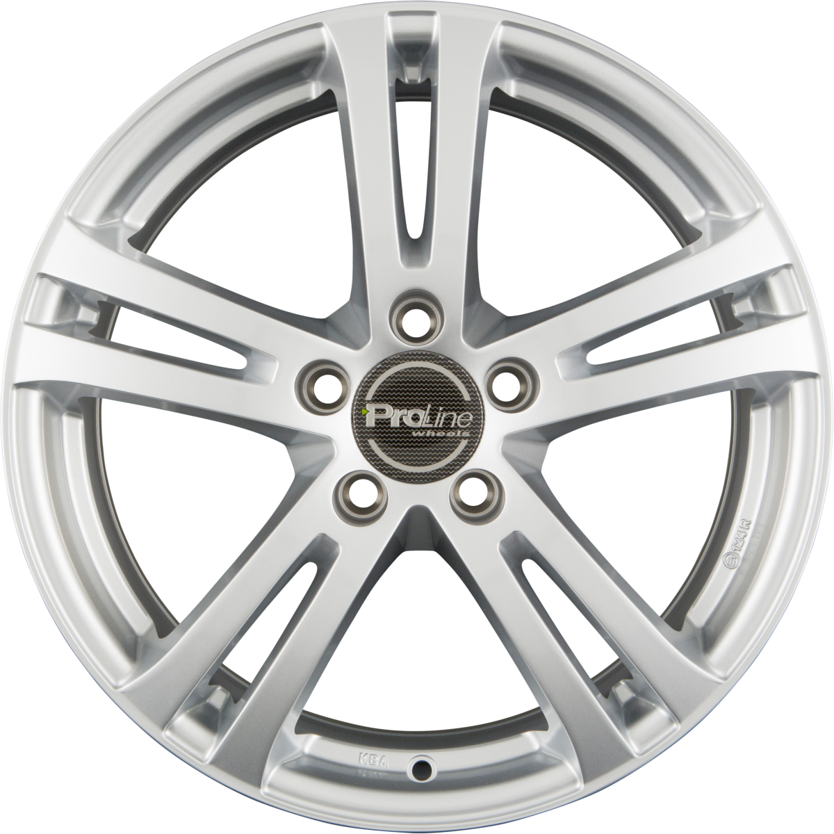 Proline BX700 arctic silver Alufelge 8x17 Zoll ET45 LK 5x108 ML74.1 – Bild 5
