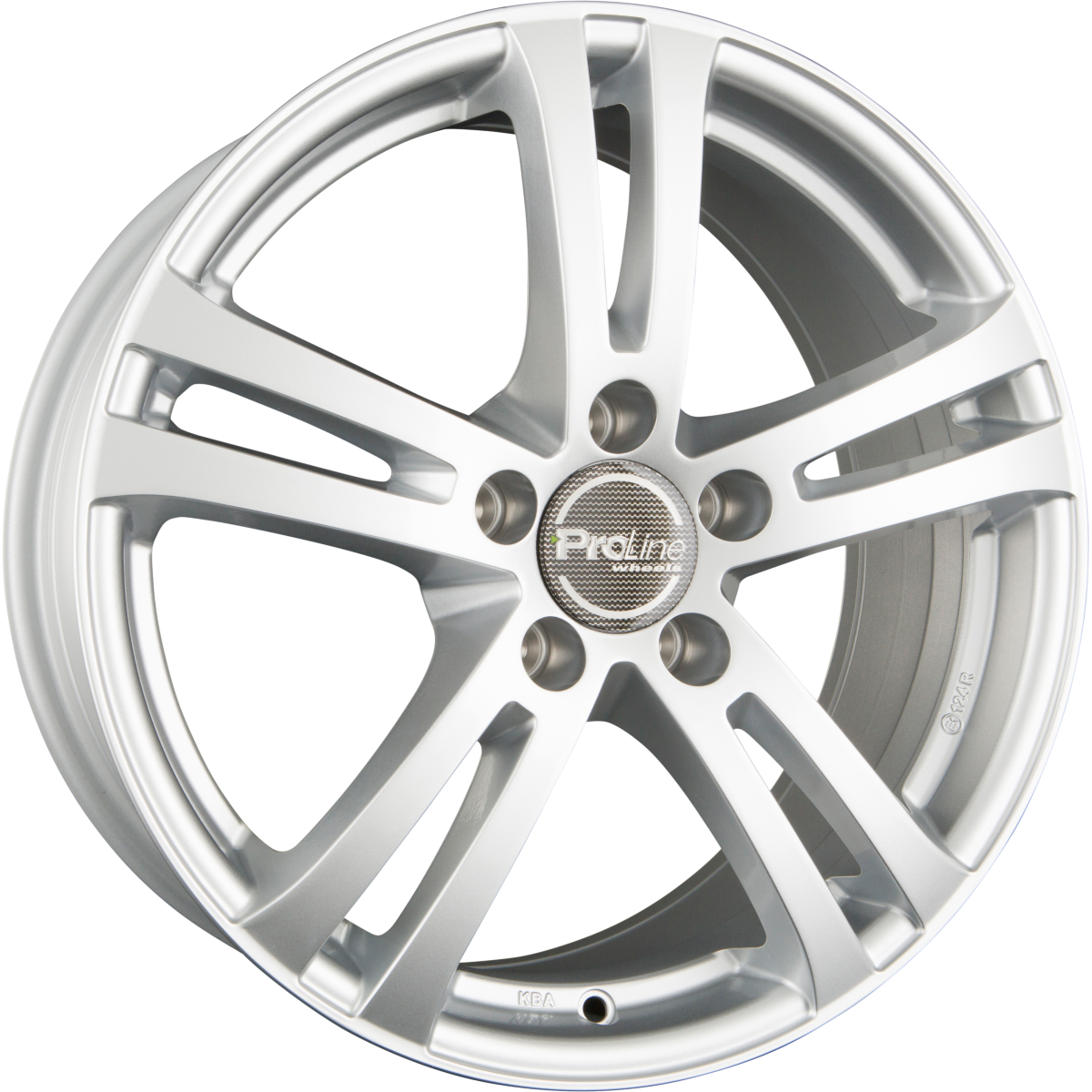 Proline BX700 arctic silver Alufelge 8x17 Zoll ET45 LK 5x108 ML74.1 – Bild 6