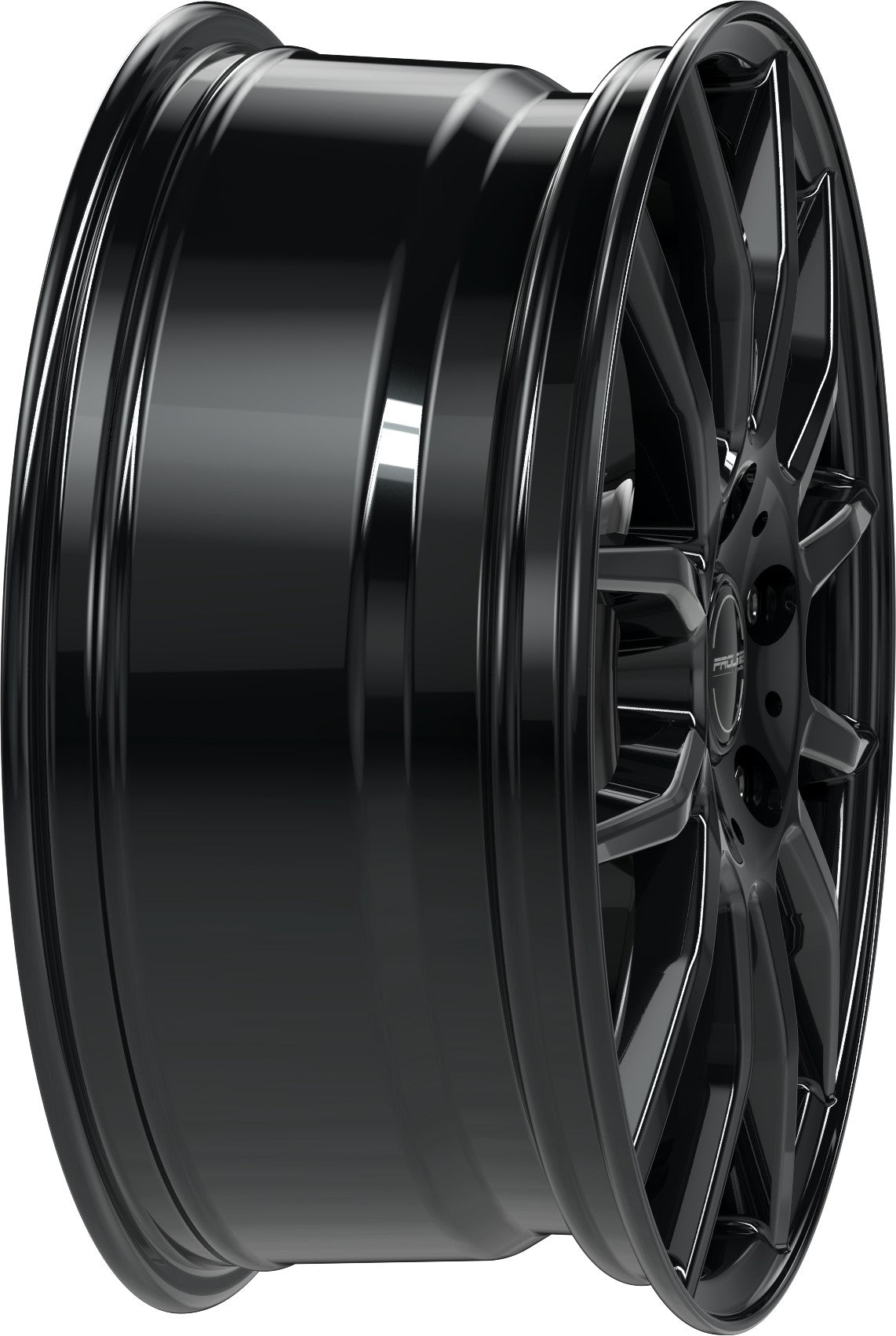 Proline AX100 black glossy Alufelge 6.5x16 Zoll ET45 LK 5x108 ML74.1 – Bild 4