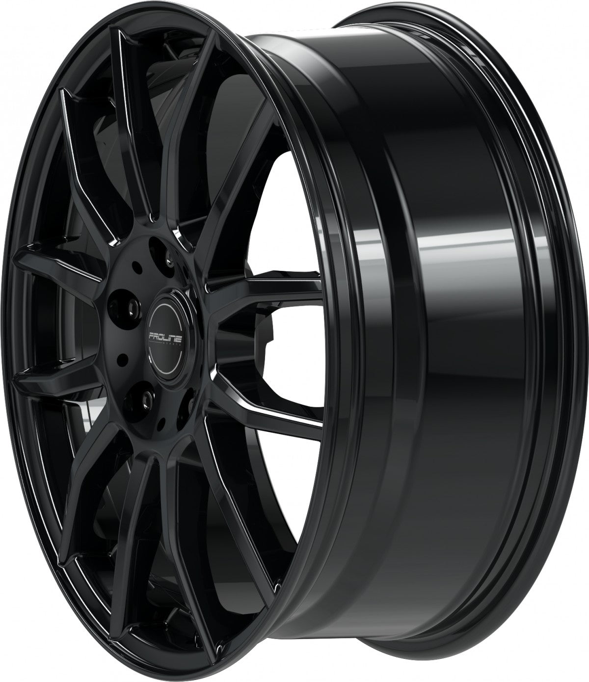 Proline AX100 black glossy Alufelge 6.5x16 Zoll ET45 LK 5x108 ML74.1 – Bild 6
