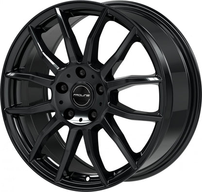 Proline AX100 black glossy Alufelge 7.5x18 Zoll ET40 LK 5x114.3 ML74.1 – Bild 5