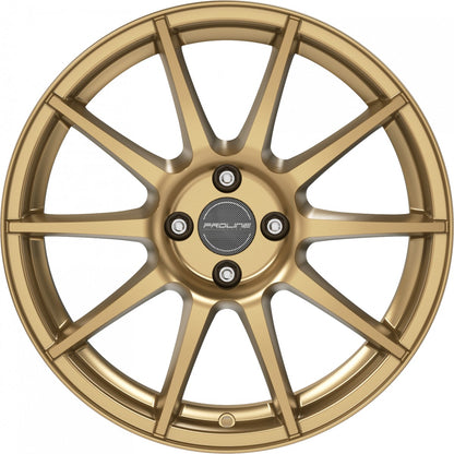 Proline UX100 gold matt Alufelge 7x17 Zoll ET35 LK 4x98 ML58.1 – Bild 6