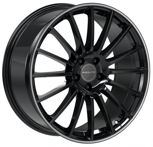 Proline PXW black rim polished Alufelge 8x19 Zoll ET38 LK 5x112 ML66.5