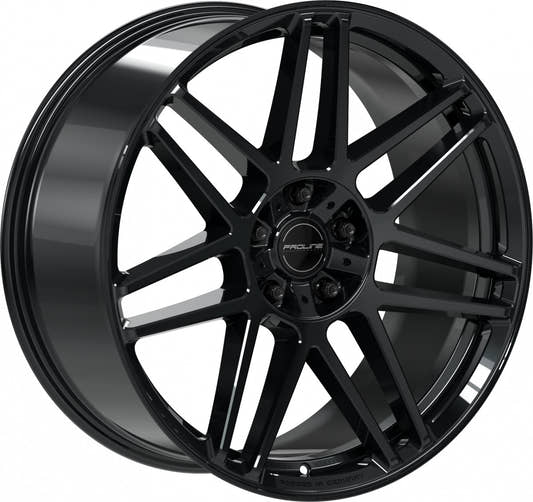 Proline PFG forged black glossy Alufelge 10x22 Zoll ET35 LK 5x130 ML84