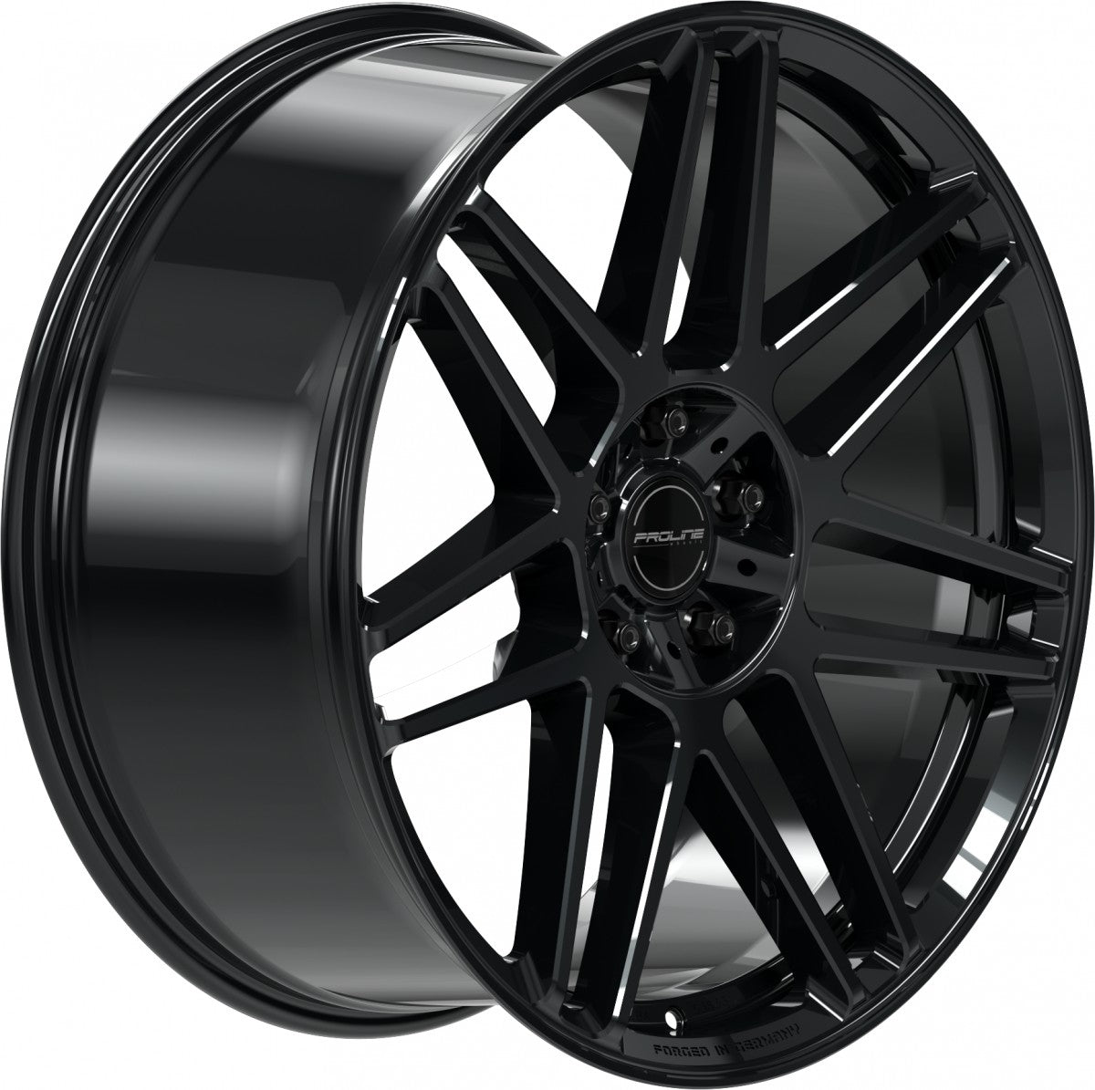 Proline PFG forged black glossy Alufelge 10x22 Zoll ET35 LK 5x130 ML84 – Bild 3