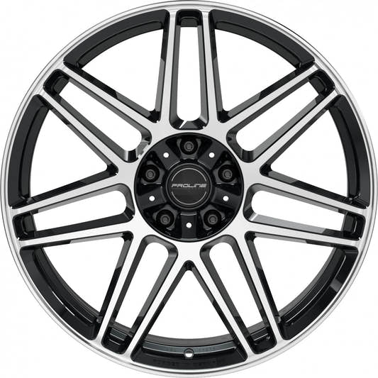 Proline PFG forged black polished Alufelge 10x22 Zoll ET35 LK 5x130 ML84 – Bild 2