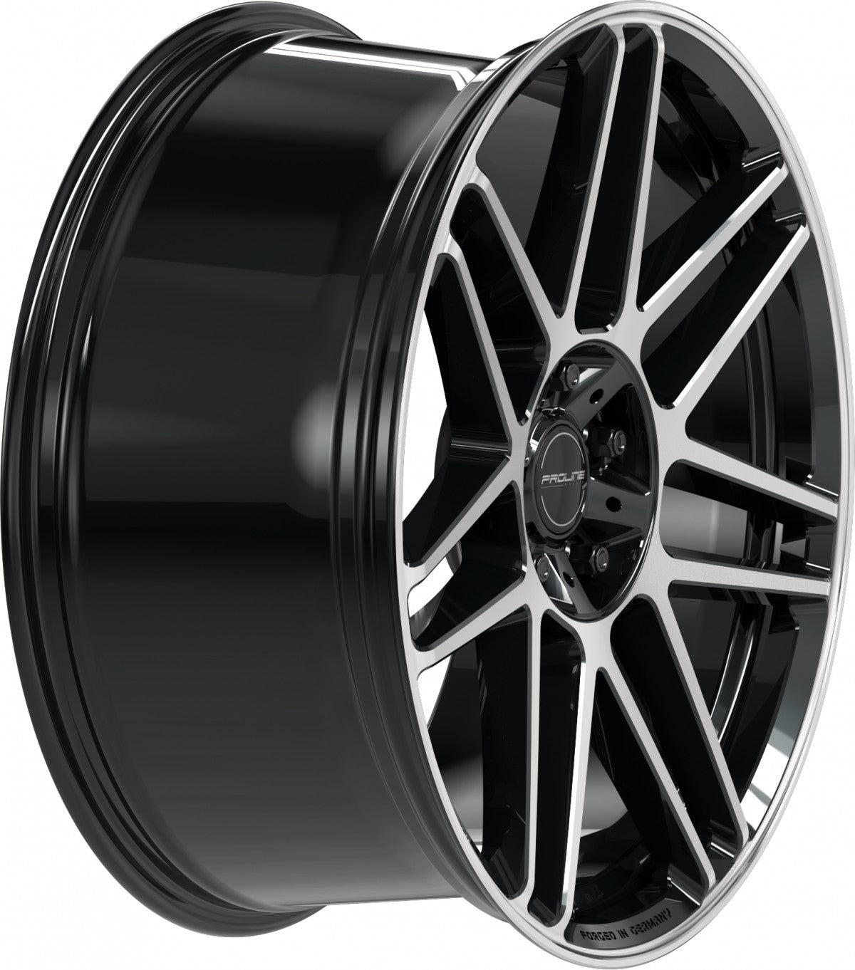 Proline PFG forged black polished Alufelge 10x22 Zoll ET35 LK 5x130 ML84 – Bild 4