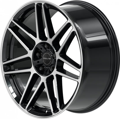 Proline PFG forged black polished Alufelge 10x22 Zoll ET35 LK 5x130 ML84 – Bild 6