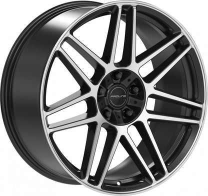 Proline PFG forged black matt polished Alufelge 10x22 Zoll ET35 LK 5x130 ML84